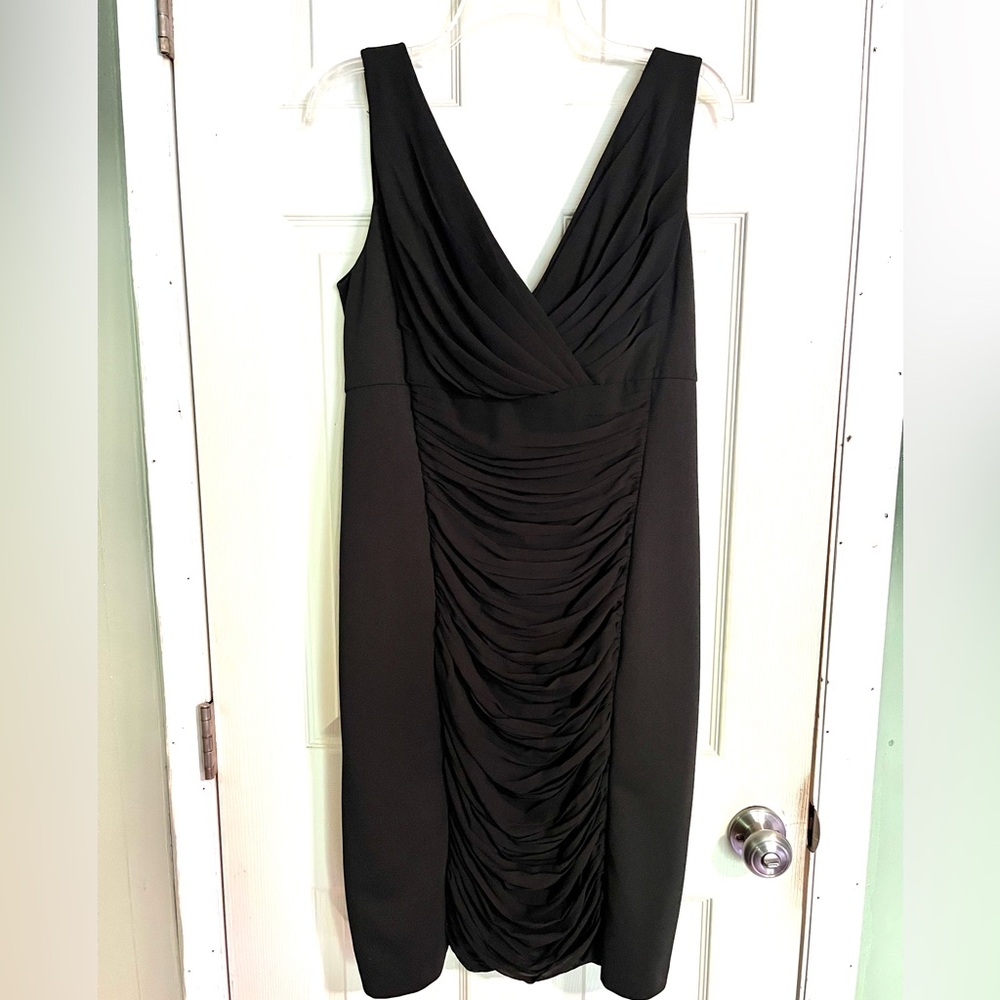 White House Black Market Elegant Black Short Cocktail Dress
